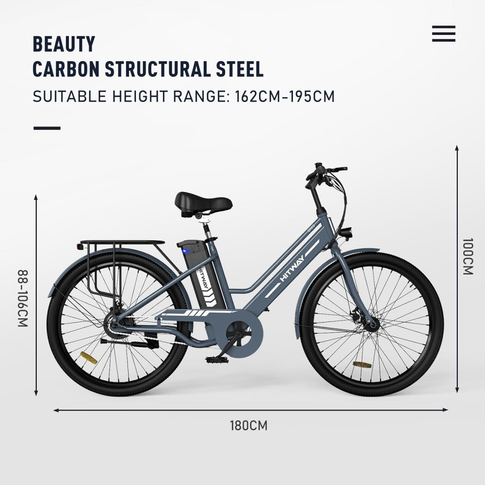 carbon structural steel frame ebike