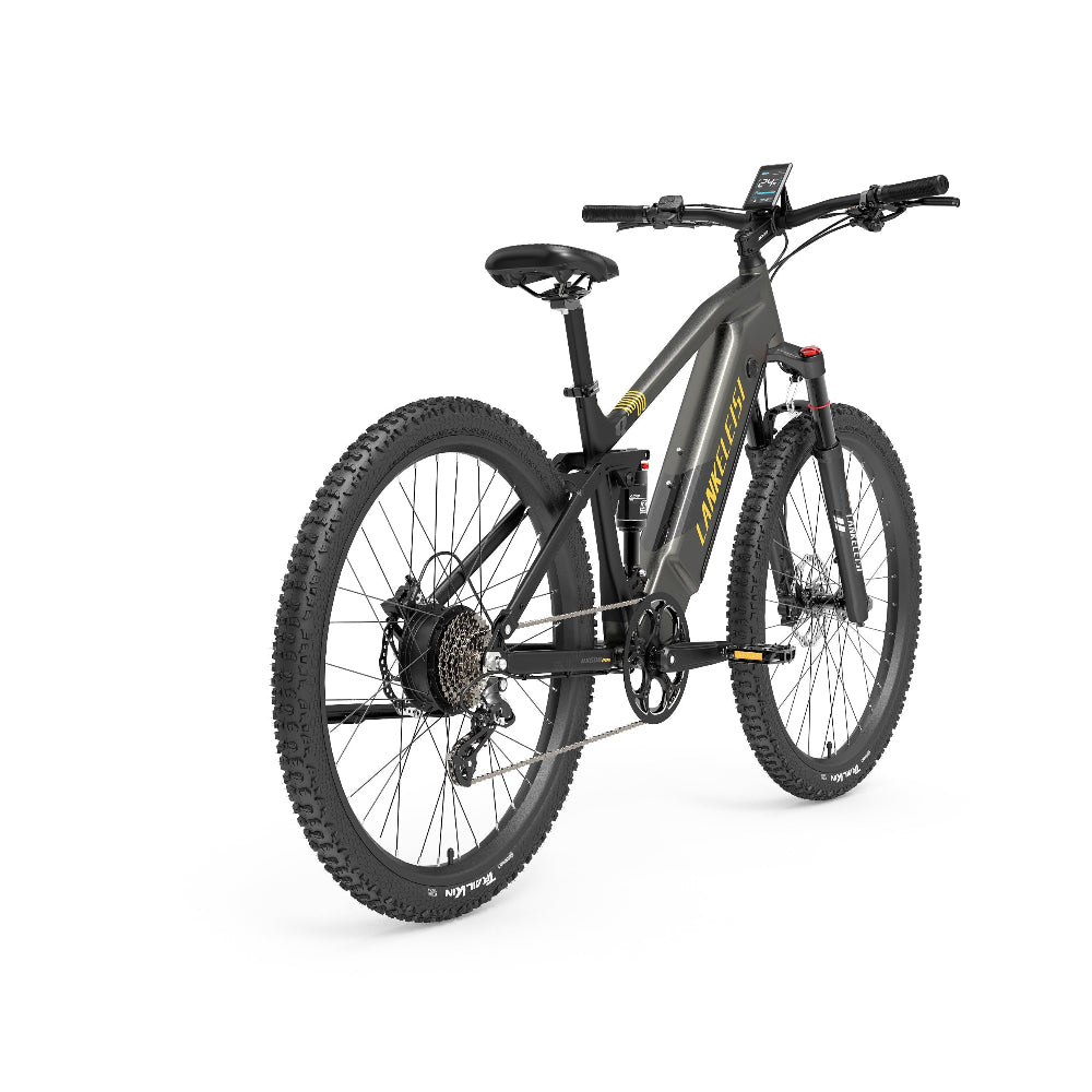 Electric bicycle on a white background