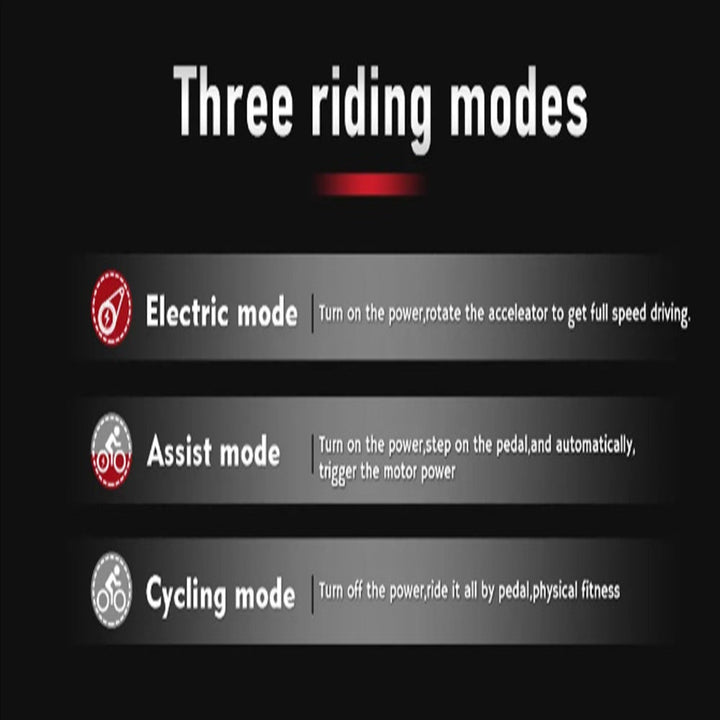 "High-performance SAM XD26-II electric mountain bike with 750W motor and 48V battery"