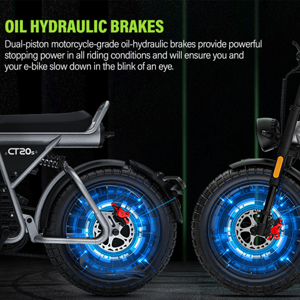 ebike oil hydraulic brakes coswheel