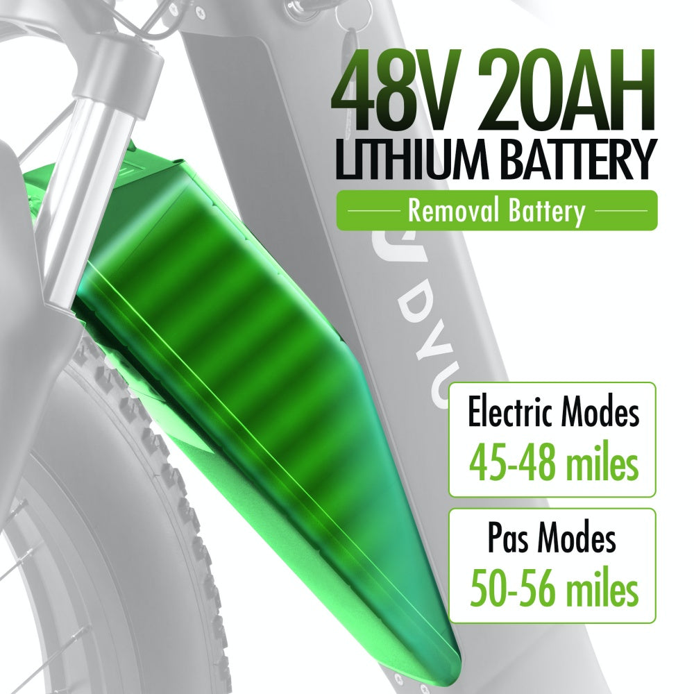 removable lithium battery dyu ebike