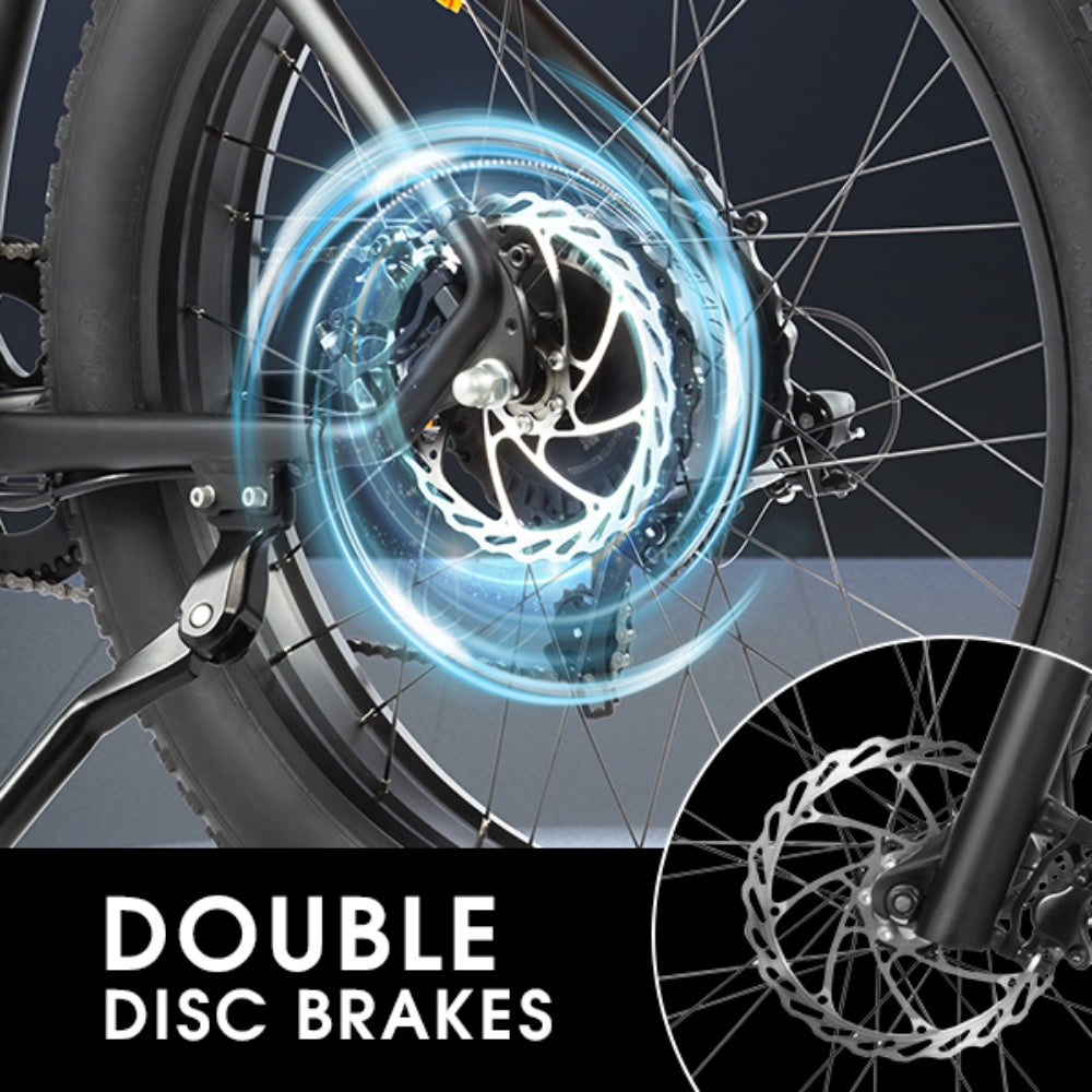 double disc brakes dyu ebike