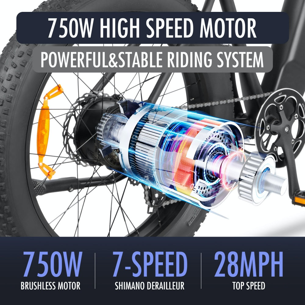 750w high speed motor dyu king 750 ebike