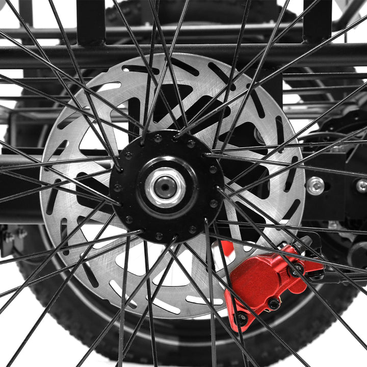 "DUO OT30 Electric Trike with 500W motor, 3-wheel stability and foldable design for urban commuting and cargo transportation"