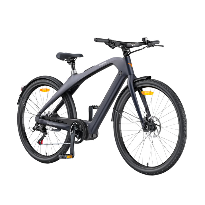 Elektrische fiets op witte achtergrond