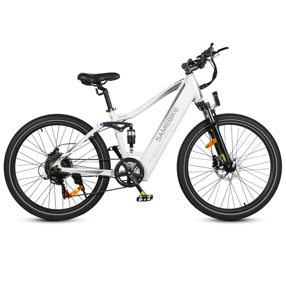 "High-performance SAM XD26-II electric mountain bike with 750W motor and 48V 15AH battery, capable of speeds up to 40 km/h."