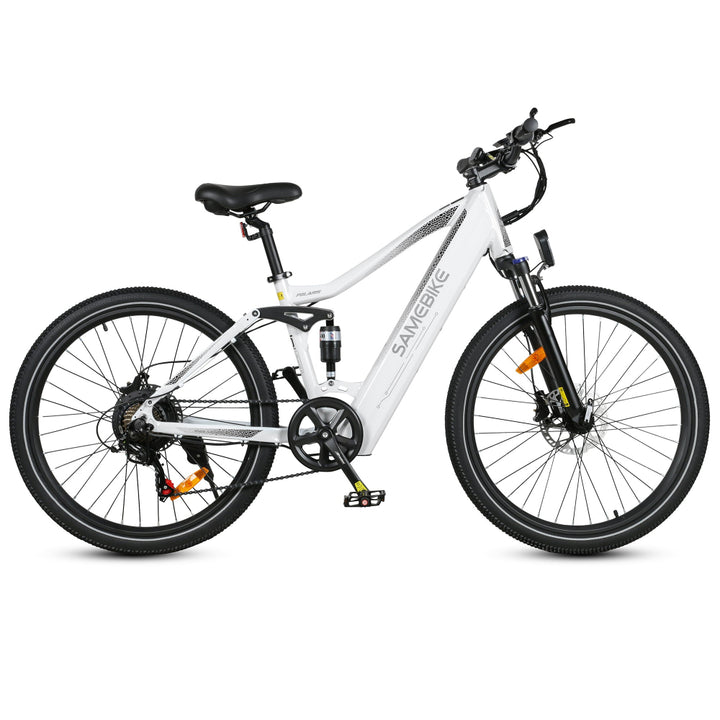 "High-performance SAM XD26-II electric mountain bike with 750W motor and 48V 15AH battery, capable of speeds up to 40 km/h."