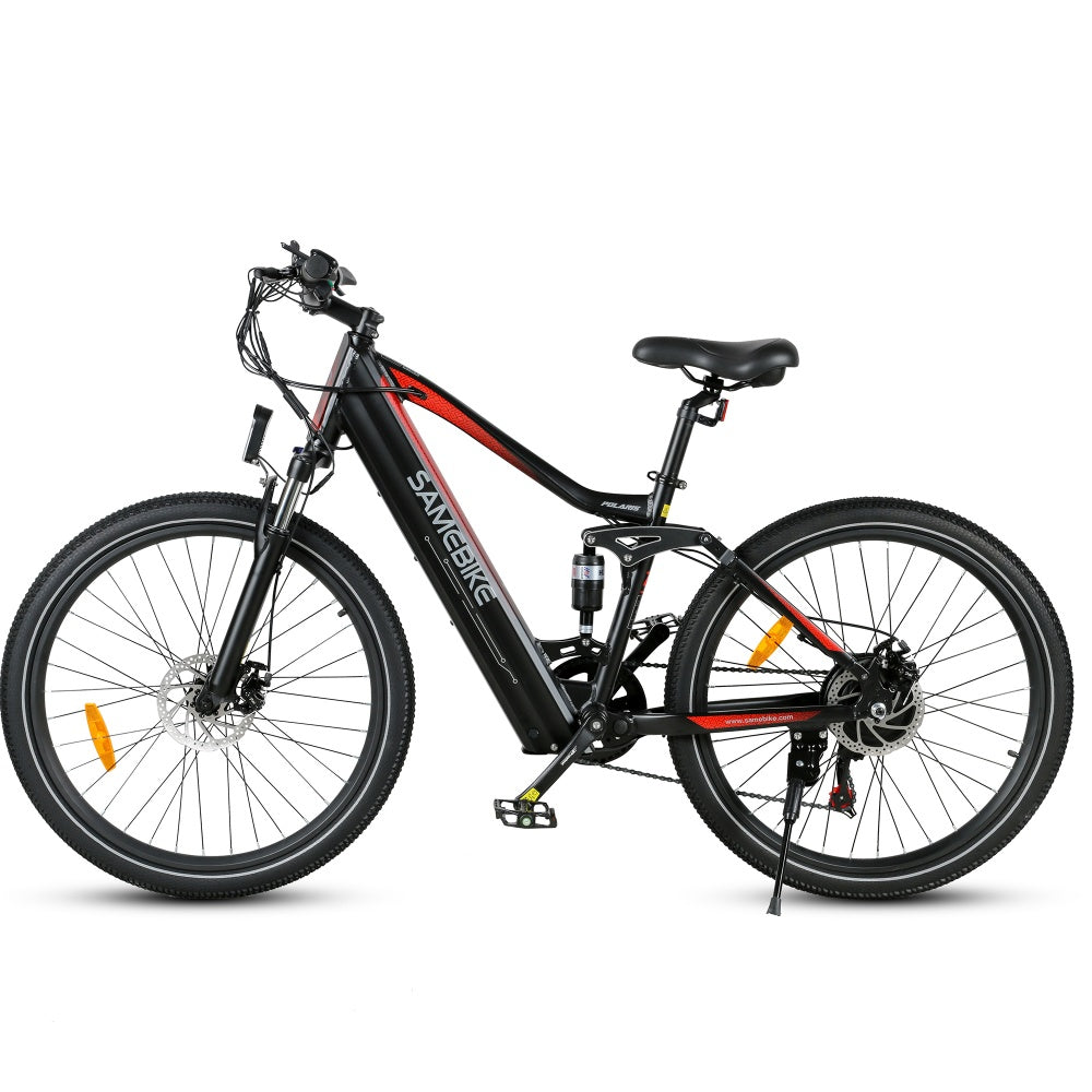 "High-performance SAM XD26-II electric mountain bike with robust 750W motor and 26x2.1 inch tires for all terrains."