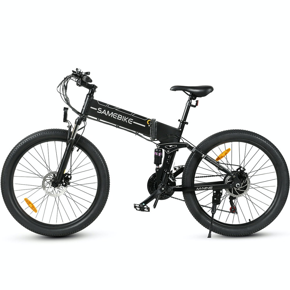 "Foldable SAM LO26-II YD mountain e-bike with 900W motor and hydraulic disc brakes"