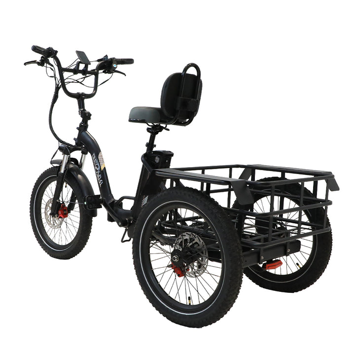 "DUO OT30 Electric Trike with robust 500W motor and enhanced 3-wheel stability for urban commuting and cargo transportation"