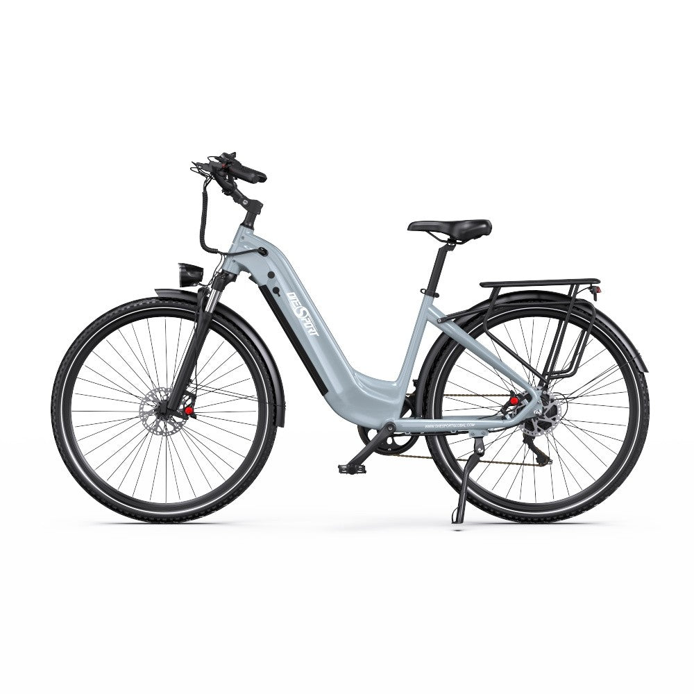 Elektrische fiets op witte achtergrond