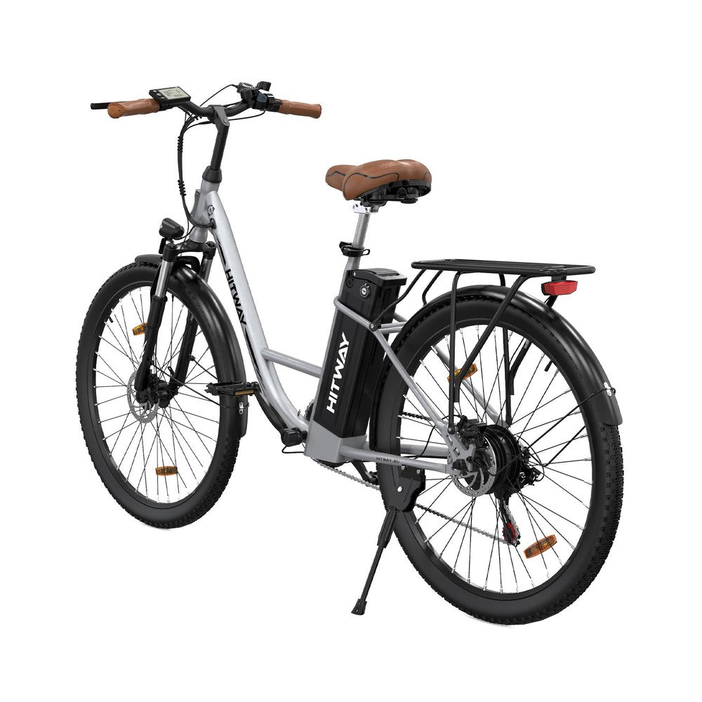 Electric bike with HITWAY branding on a white background