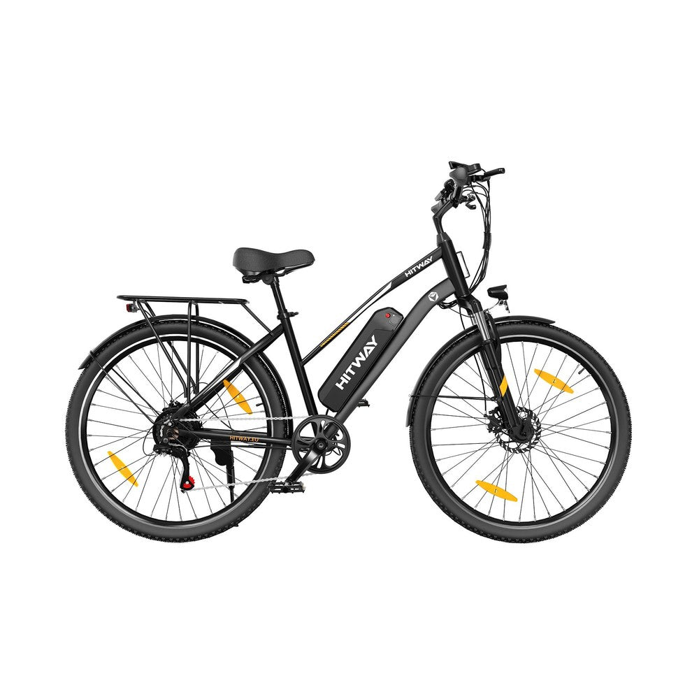 Electric bicycle with 'HitWay' branding on a white background