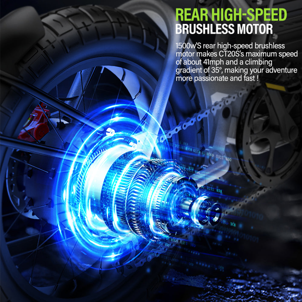 REAR high speed brushless motor coswheel