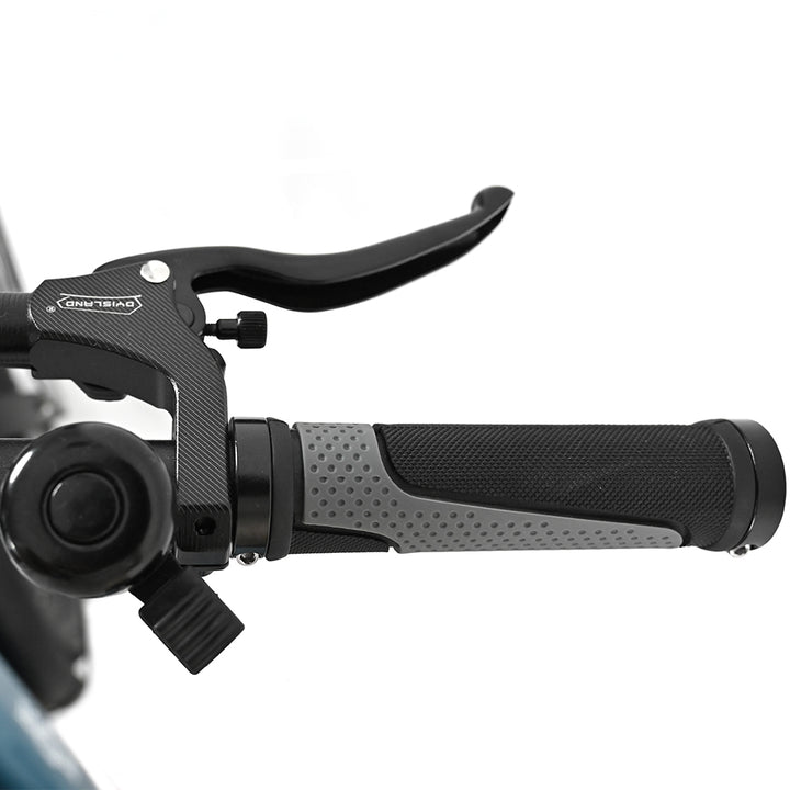 "Bright blue DUO OT01 electric bike with wire spoke wheel and front and rear fenders, suitable for all adventures."