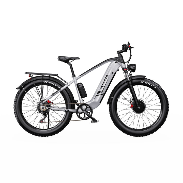 Electric bike on a white background