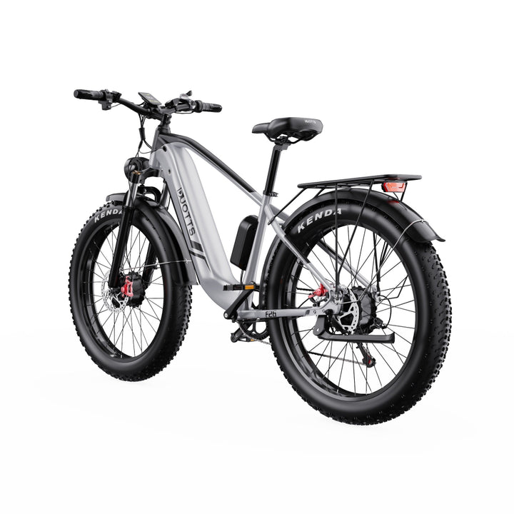 Electric bike with a white background