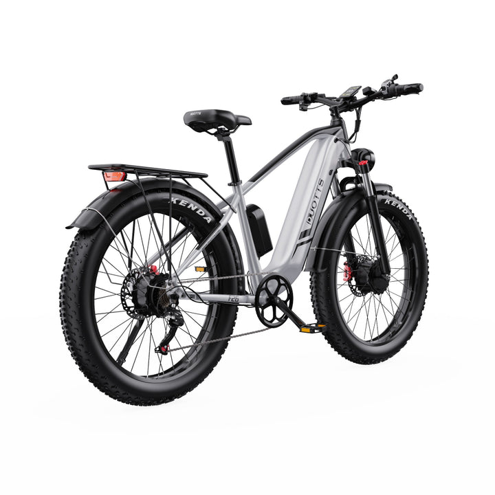 Electric bike with Kenda tires on a white background