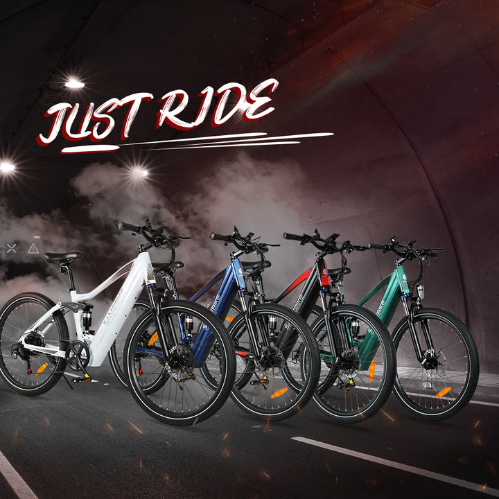 "High-performance SAM XD26-II electric mountain bike with 750W motor and 48V battery"