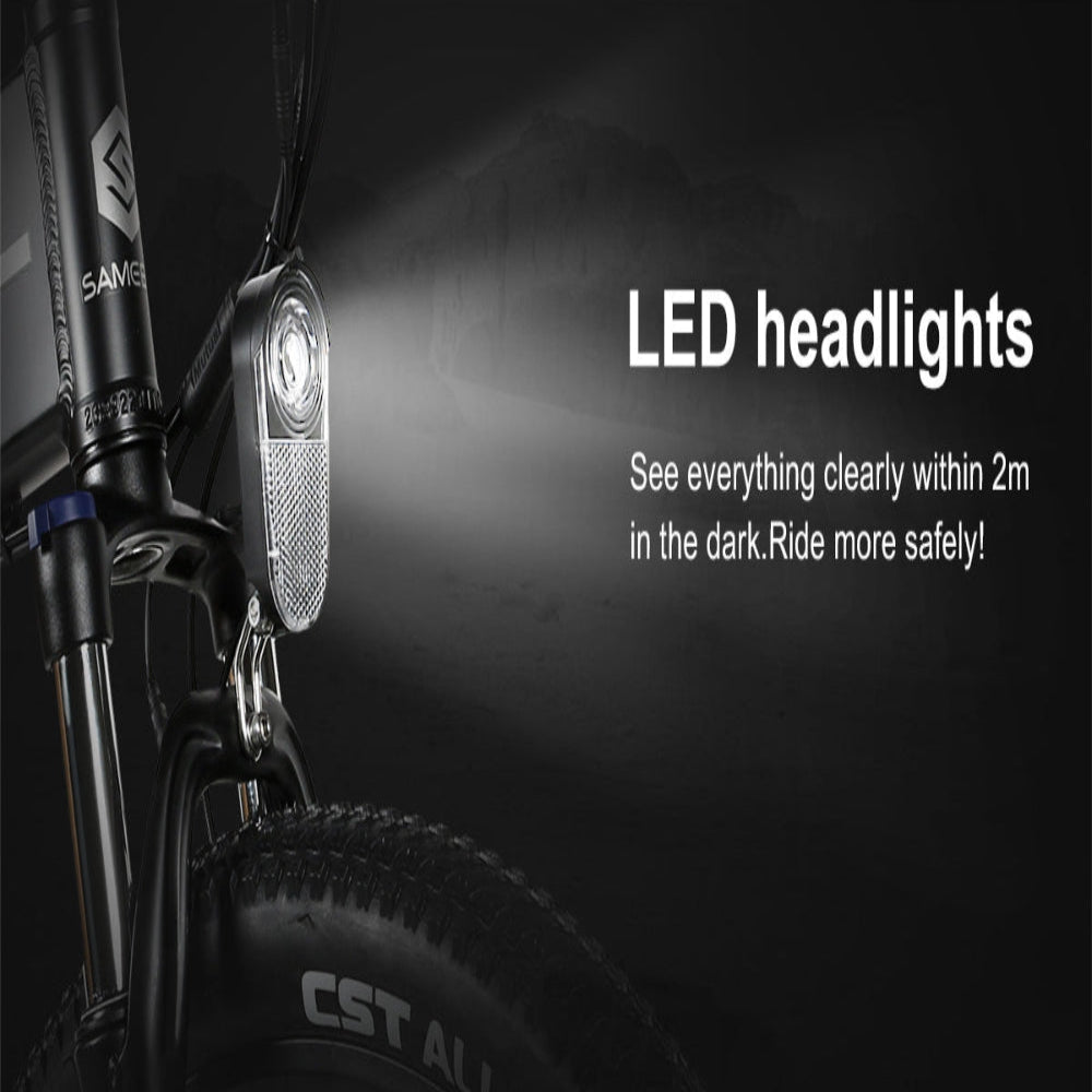 "Foldable SAM LO26-II YD Mountain E-Bike with 900W motor and 48V 14AH battery"