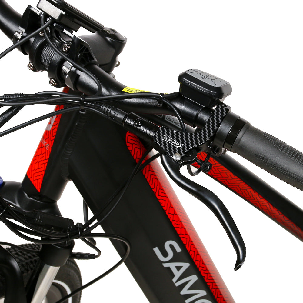 "High-performance SAM XD26-II electric mountain bike with 750W motor and 48V battery"